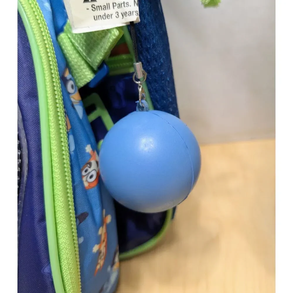 Bluey Backpack Five Piece Set with Insulated Lunch Box and Gadget Case NWT
